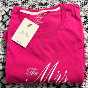 Pink 'The Mrs.' T-Shirt